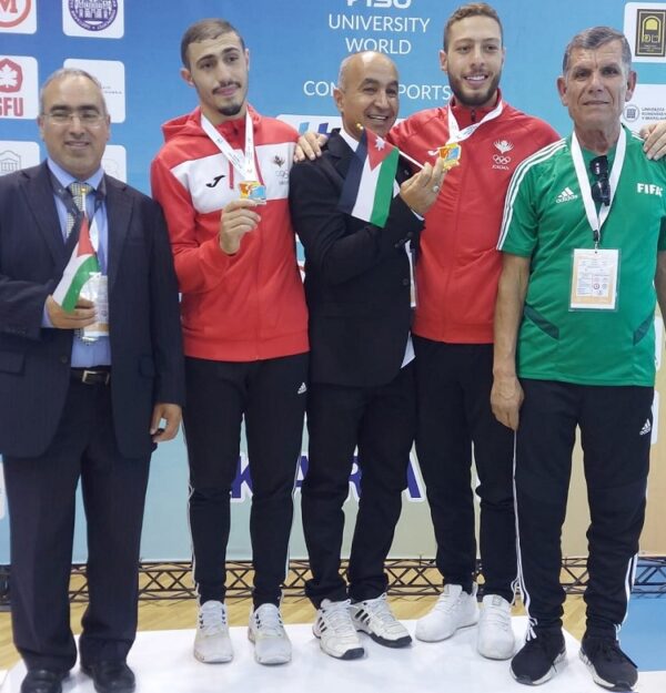 منتخب الجامعات الأردنية للكراتيه يحصد 4 ميداليات ملونة في ختام مشاركته ببطولة العالم للرياضات القتالية